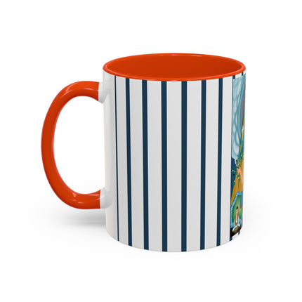 Art Deco Christmas Elegance Colorful Mugs (11oz, 15oz)