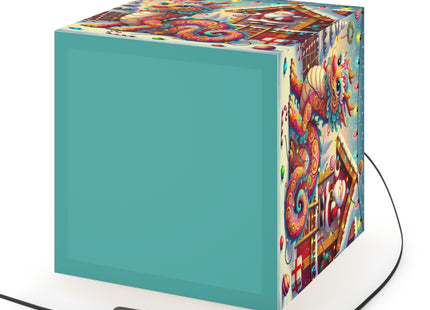 Playful Dragon's Christmas Light Cube Lamp