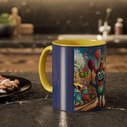Monster Parade Madness Colorful Mugs (11oz, 15oz)