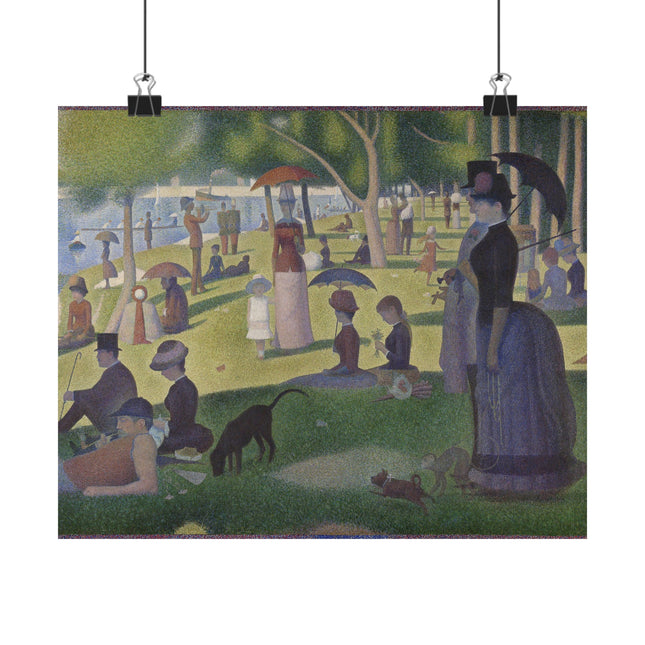 A Sunday on La Grande Jatte by Georges Seurat Matte Horizontal Posters