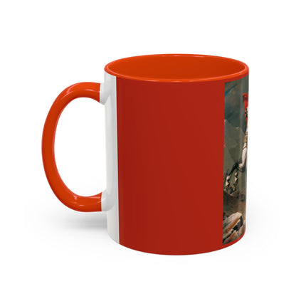 Napoleon Crossing the Alps by Jacques-Louis David Colorful Mugs (11oz, 15oz)