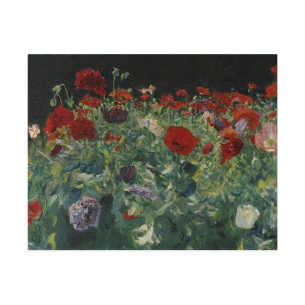 Poppies (A Study of Poppies for Carnation, Lily, Lily, Rose) by John Singer Sargent Matte Canvas, Stretched, 0.75"