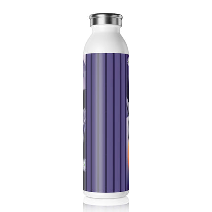 The Startled Pumpkin Slim Water Bottle