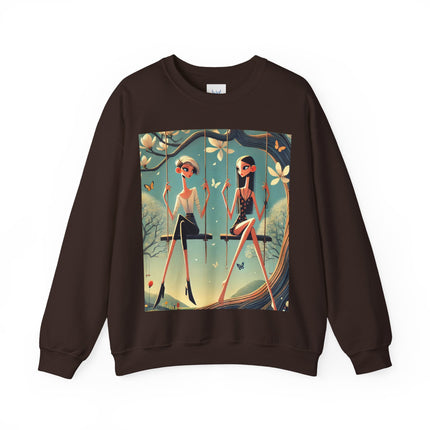 Whispers on the Spring Swing Heavy Blend™ Crewneck Sweatshirt