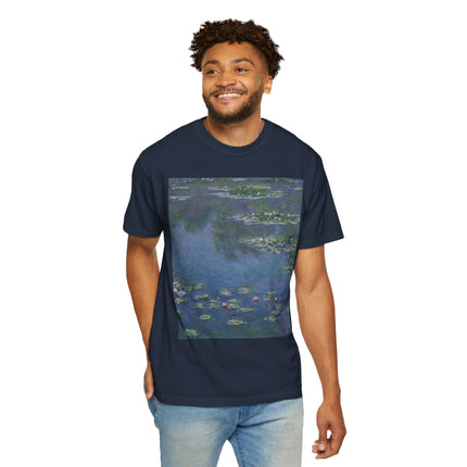 Water Lilies by Claude Monet Unisex Garment-Dyed T-shirt