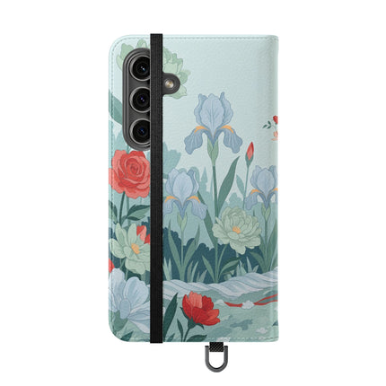 🌹💌 The Secret Rose Garden Courtship Flip Case – Art Deco Floral Romance
