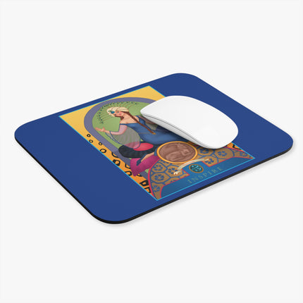 December & Tanzanite (from the Gem Series) by Sofia Chiostri Mouse Pad, Rectangle