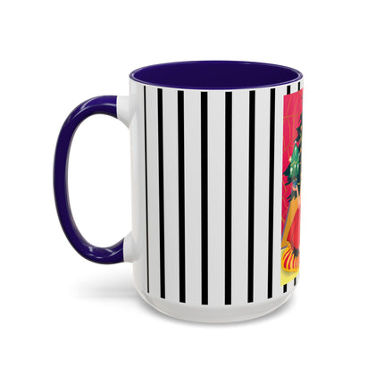 Art Deco Christmas Enchantment Colorful Mugs (11oz, 15oz)