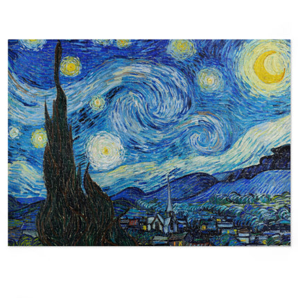 The Starry Night by Vincent Van Gogh Puzzle (30, 110, 252, 500-Piece)
