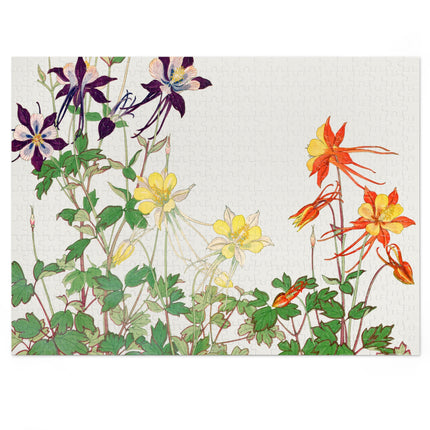 Aquilegia Flower by Tanigami Kônan Jigsaw Puzzle (30, 110, 252, 500-Piece)
