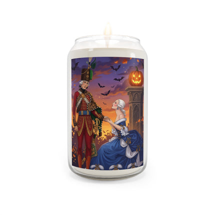 🎃💙 The Pumpkin Lantern Courtship Scented Soy Candle – Romantic Halloween Elegance