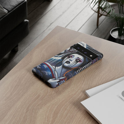 Geisha’s Black Ink Tears Phone Cases