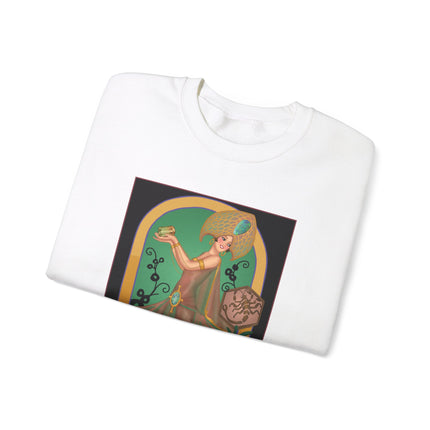 October & Opal, Tourmaline (from the Gem Series) by Sofia Chiostri Heavy Blend™ Crewneck Sweatshirt