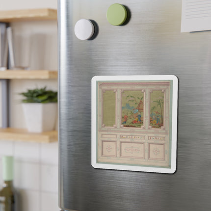 Chinoiserie scenes by Anonymous Die-Cut Magnets (5 Sizes)