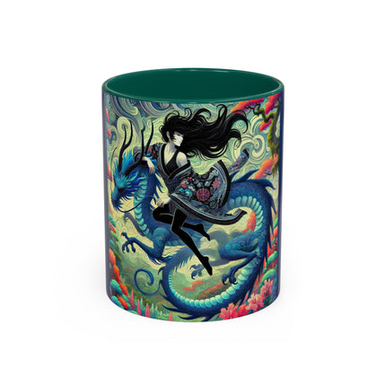 Mystic Guardian of the Sky Light Colorful Mugs (11oz, 15oz)