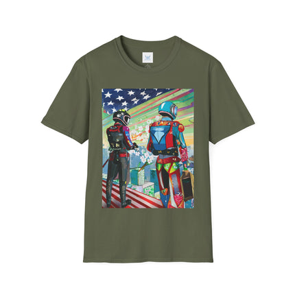 NSA Cyber Punk Computer Hacking Team Softstyle T-Shirt