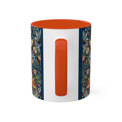 Strawberry Thief by William Morris Colorful Mugs, 11oz