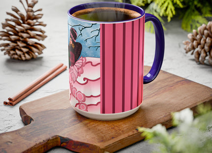 Winter Rose Empress Colorful Mugs (11oz, 15oz)