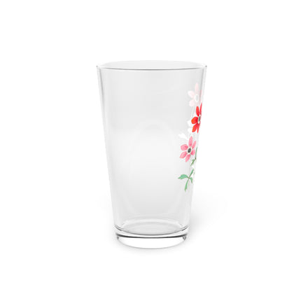 Anemone Flowers Glass, 16oz