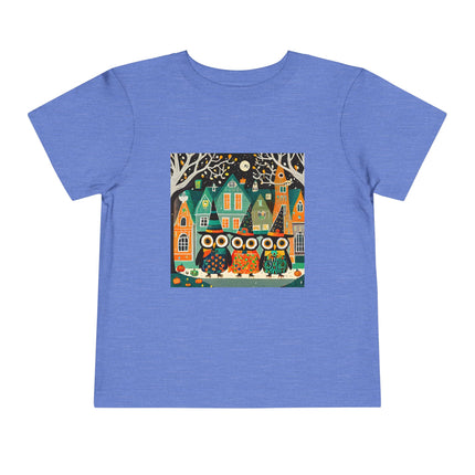Night of the Trick-or-Treating Owlets Toddler Short Sleeve Tee