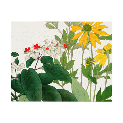 Clerodendrum & Rudbeckia by Tanigami Kônan Jigsaw Puzzle (30, 110, 252, 500-Piece)
