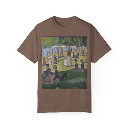 A Sunday on La Grande Jatte by Georges Seurat Unisex Garment-Dyed T-shirt
