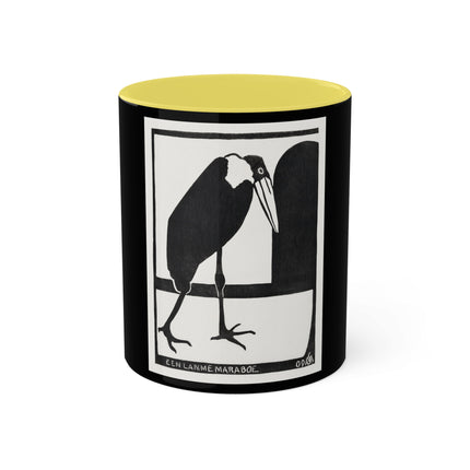 A Lame Marabou by Samuel Jessurun de Mesquita Colorful Mugs, 11oz