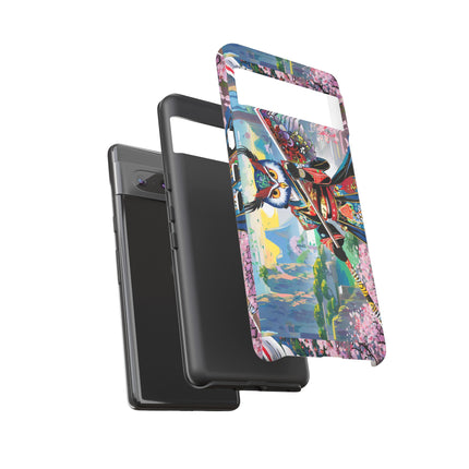 Cyberpunk Samurai Owl Phone Cases