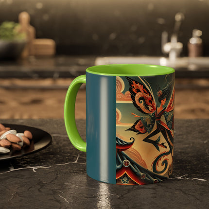 Dragon Fairy of the Temple Colorful Mugs (11oz, 15oz)