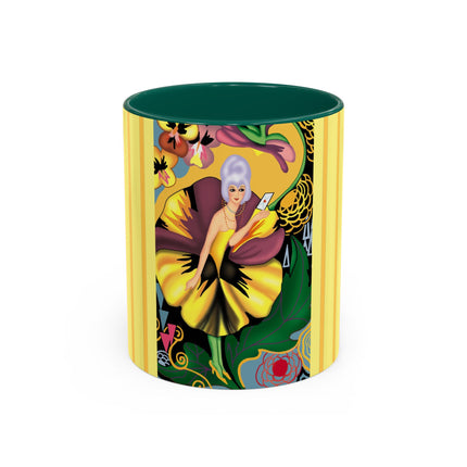 Enchanted Pansy Elegance Colorful Mugs (11oz, 15oz)
