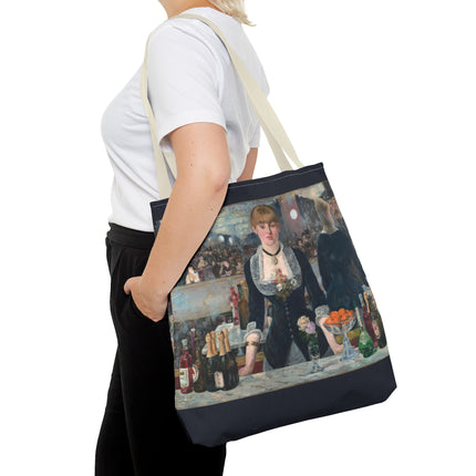 A Bar at the Folies-Bergère by Edouard Manet Tote Bag (AOP)