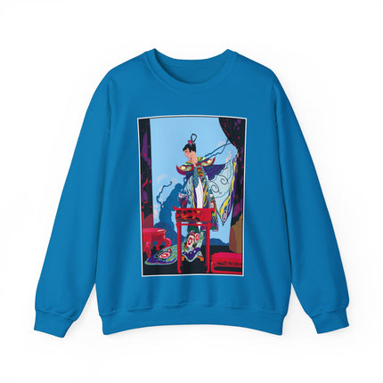 A Visual Journey by Umberto Brunelleschi Women's Heavy Blend™ Crewneck Sweatshirt