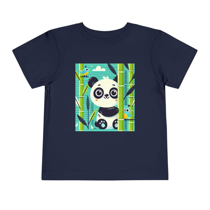 Bamboo Panda Friends Toddler Short Sleeve Tee