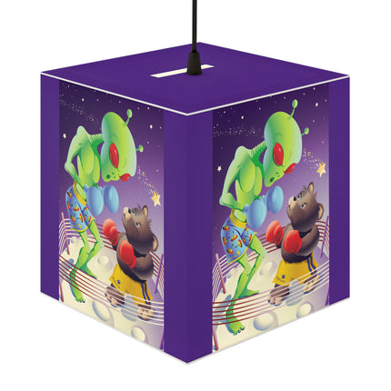 Cosmic Clash Light Cube Lamp