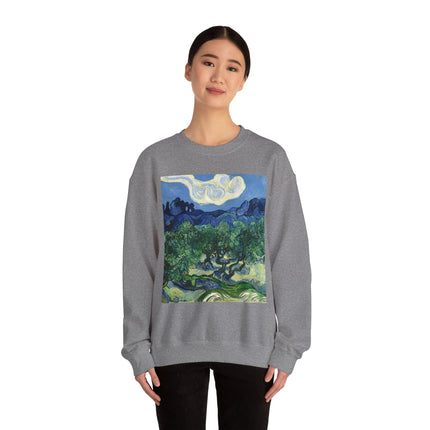 Olive Trees by Vincent Van Gogh Unisex Heavy Blend™ Crewneck Sweatshirt