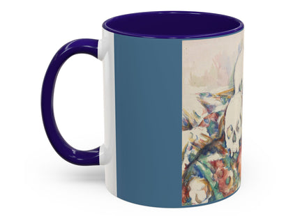The Three Skulls by Paul Cézanne Colorful Mugs (11oz, 15oz)