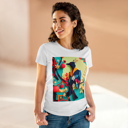 Curious Crow Women's Midweight Cotton Tee