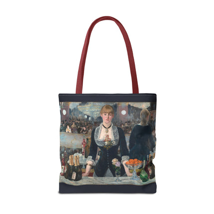 A Bar at the Folies-Bergère by Edouard Manet Tote Bag (AOP)