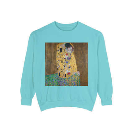 The Kiss by Gustav Klimt Unisex Garment-Dyed Sweatshirt