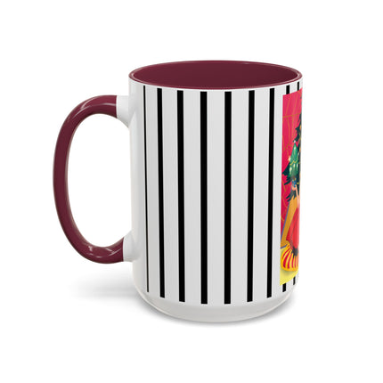 Art Deco Christmas Enchantment Colorful Mugs (11oz, 15oz)