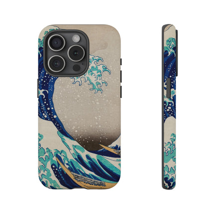 The Great Wave off Kanagawa by Katsushika Hokusai Phone Cases