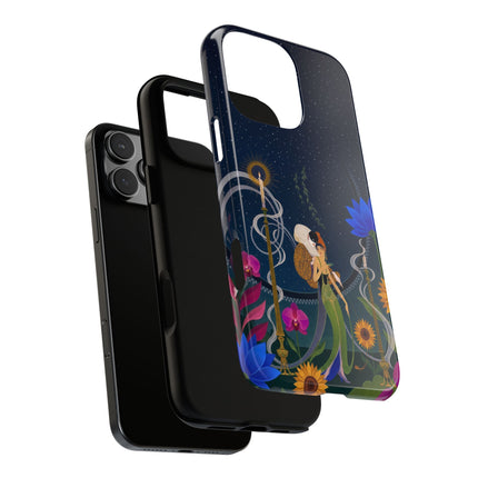 🌙🕯️ The Lady Of The Midnight Garden Phone Case – Art Deco Nocturne