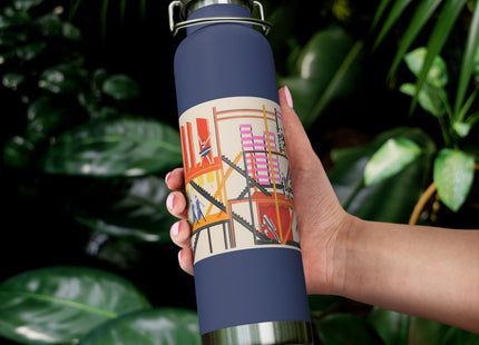 Maquettes de Théatre 4 by Alexandra Exter Copper Vacuum Insulated Bottle, 22oz