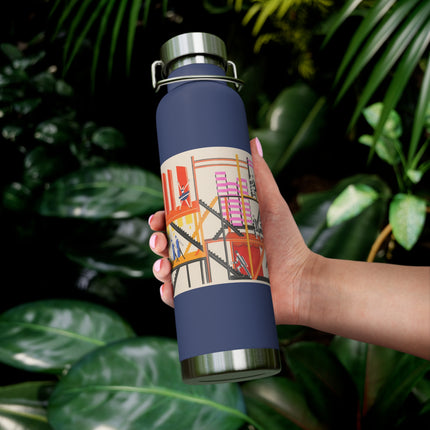 Maquettes de Théatre 4 by Alexandra Exter Copper Vacuum Insulated Bottle, 22oz