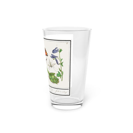 Flora and Fauna Study Glass, 16oz