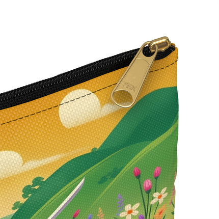 Samurai Kitten Accessory Pouch – Discipline, Grace & Playful Courage