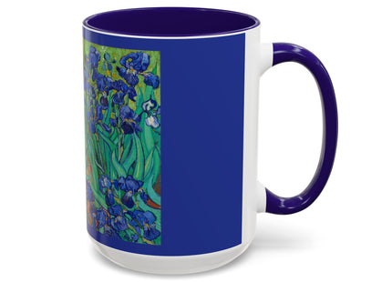 Irises by Vincent Van Gogh Colorful Mugs (11oz, 15oz)