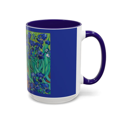 Irises by Vincent Van Gogh Colorful Mugs (11oz, 15oz)