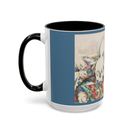 The Three Skulls by Paul Cézanne Colorful Mugs (11oz, 15oz)
