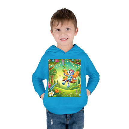 Robot Fairy Toddler Pullover Fleece Hoodie